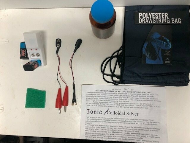 Colloidal silver generator,
 pocket size,
