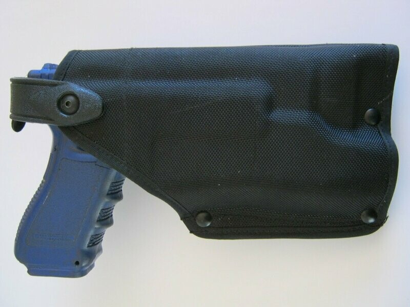 Holster, w laser/flashlight on bottom rail
