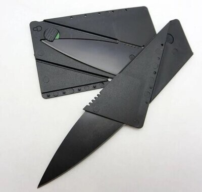 Credit card pocket knife