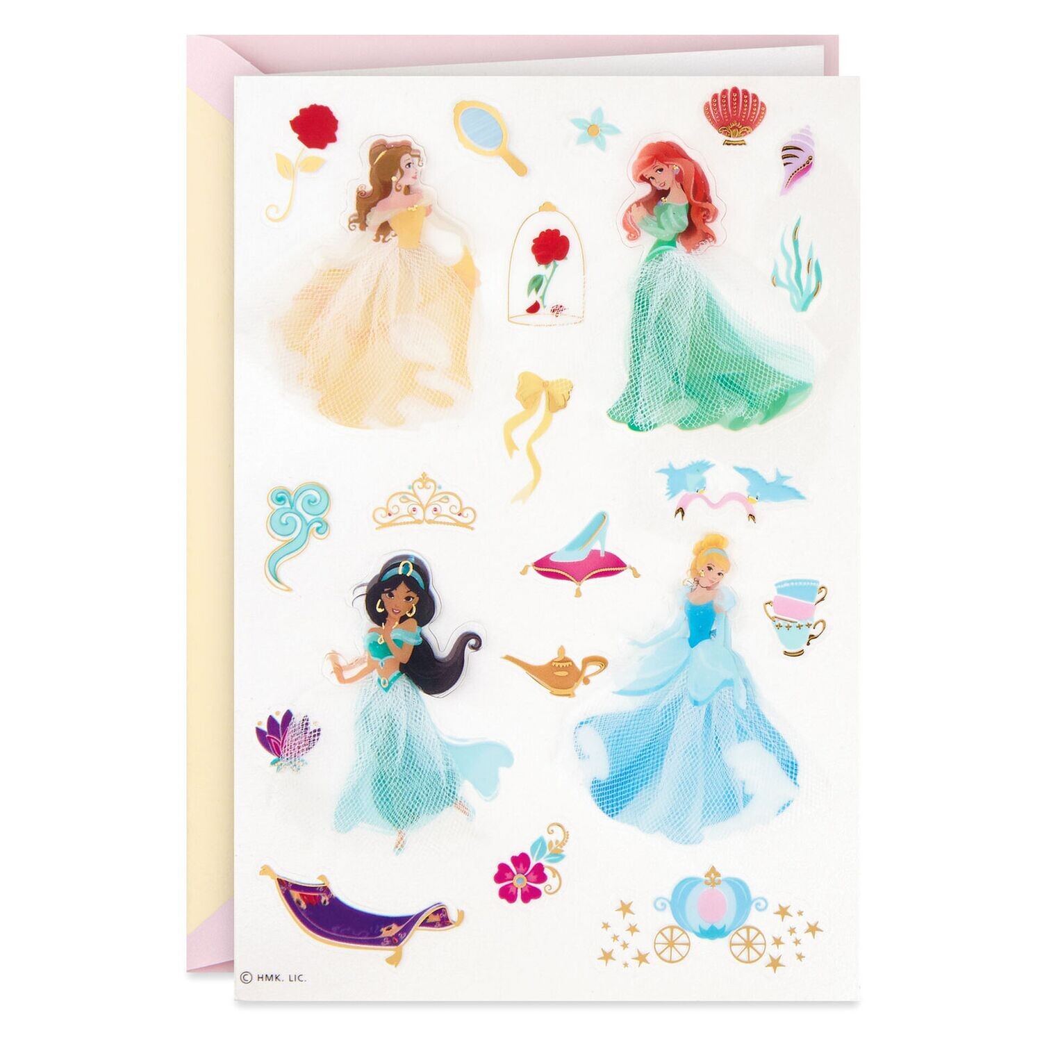 Disney Princess Castle 3D PopUp Birthday Card Home Down Cherry
