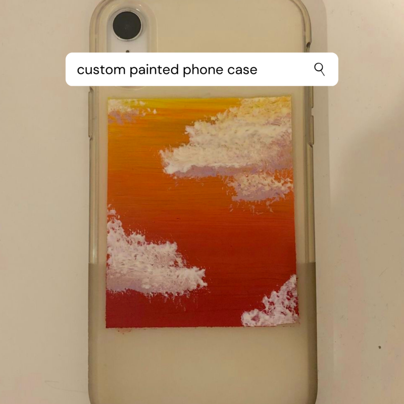 custom painted phone case
