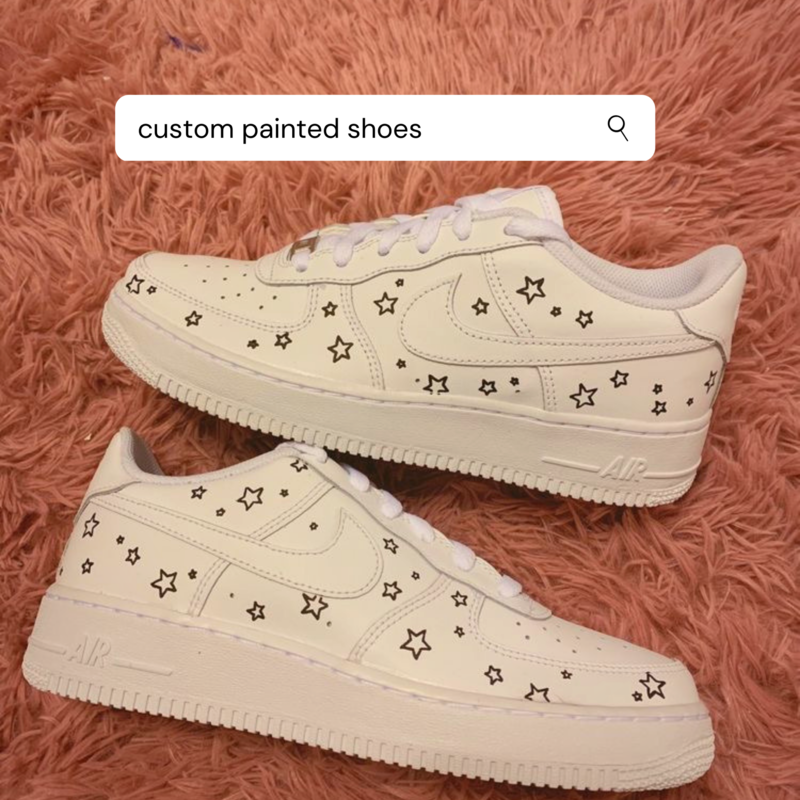 custom painted shoes