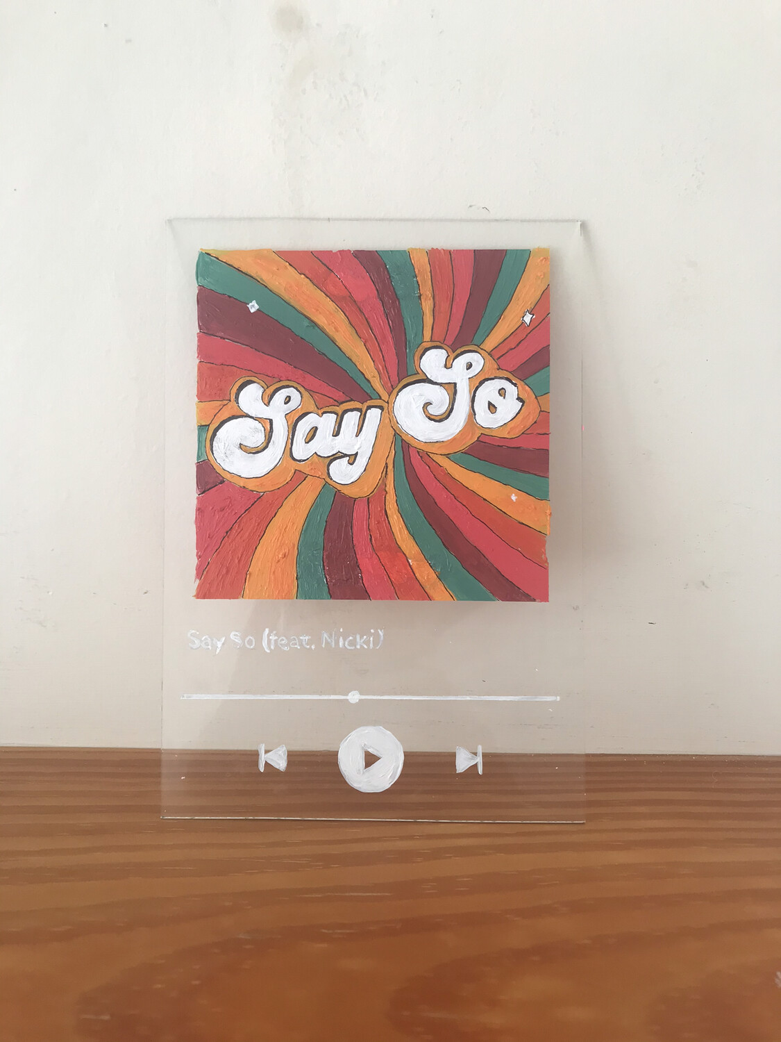 custom painted spotify art