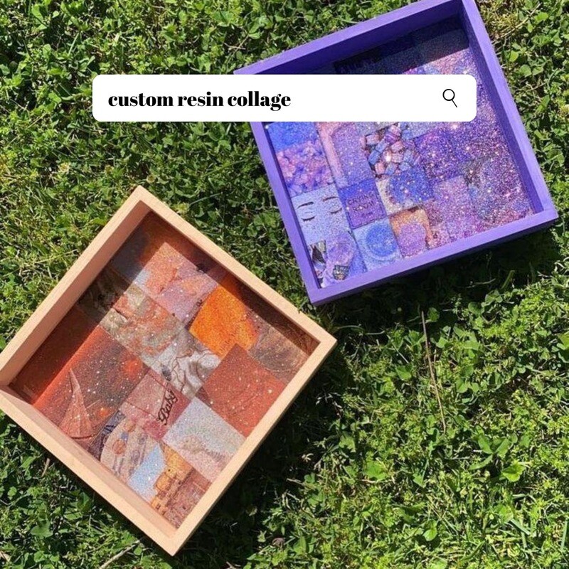 custom resin collage