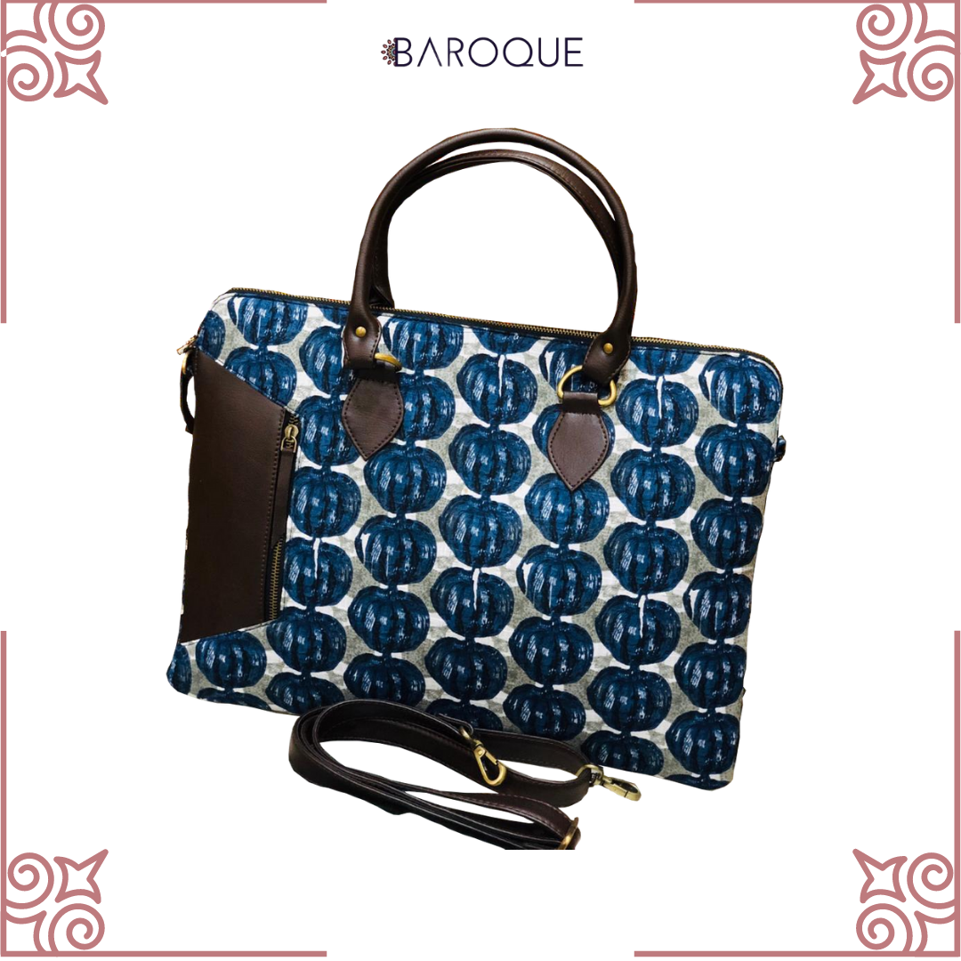 BAROQUE INDIA Handblock Print Laptop Bag