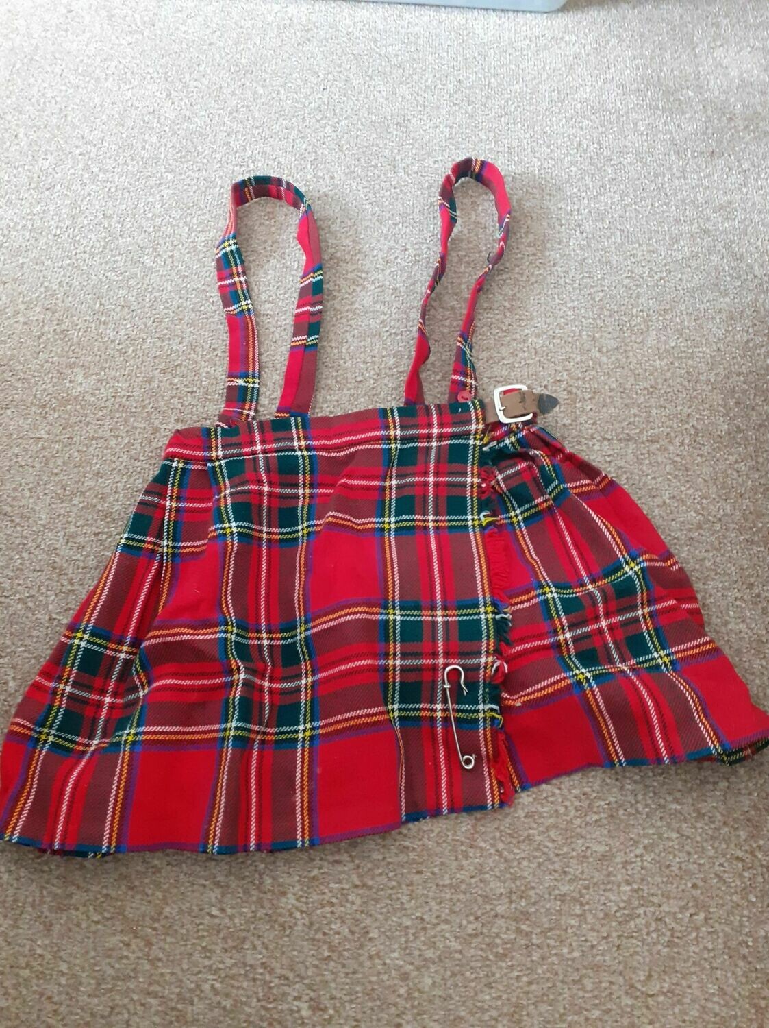 Vintage girls tartan skirt