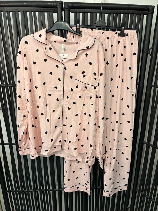 Pijama love rosa