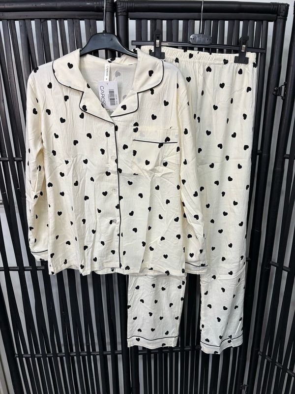 Pijama Love blanco