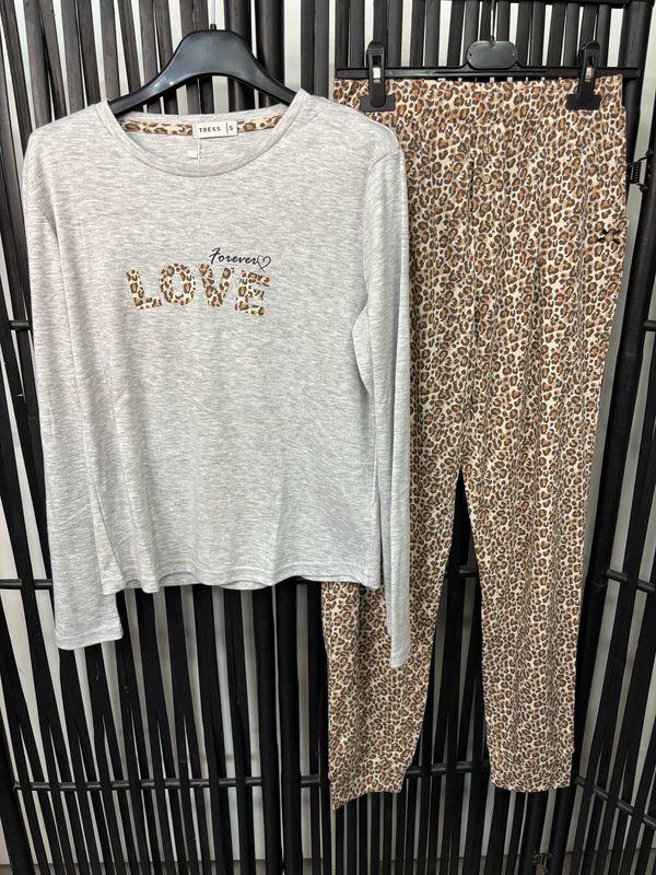 Pijama Print gris