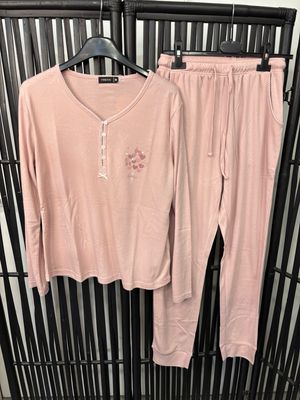 Pijama corazón rosa