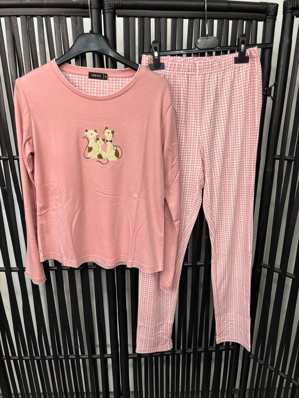 Pijama Cat rosa