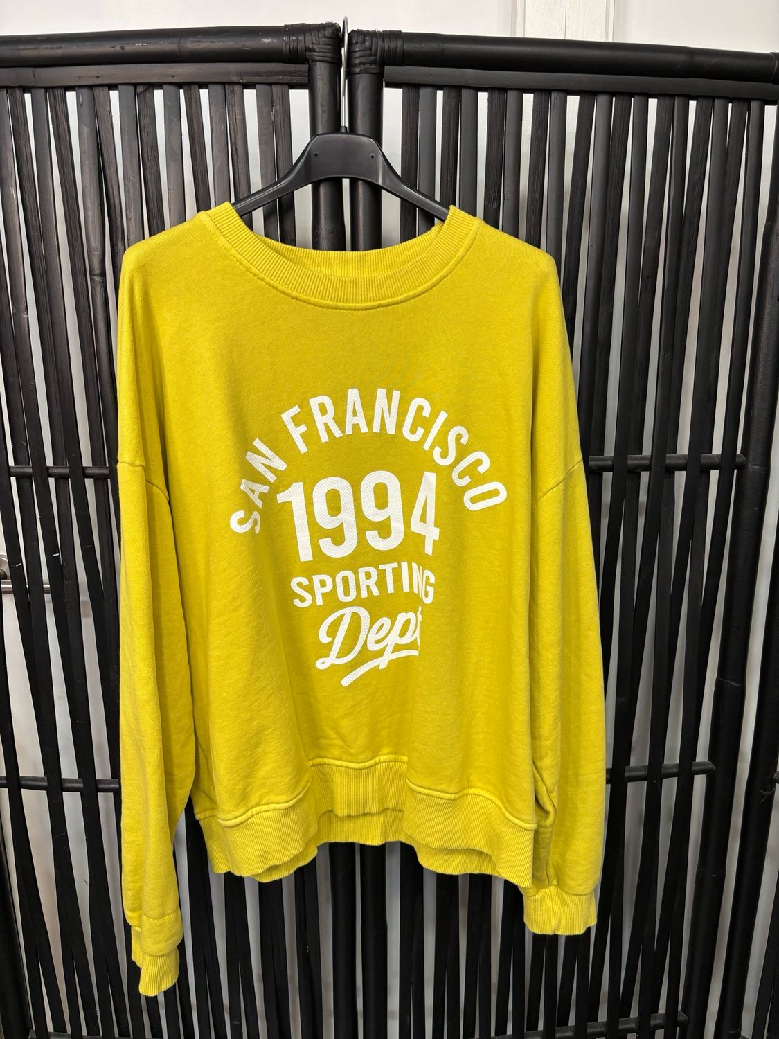 Sudadera San Francisco mostaza