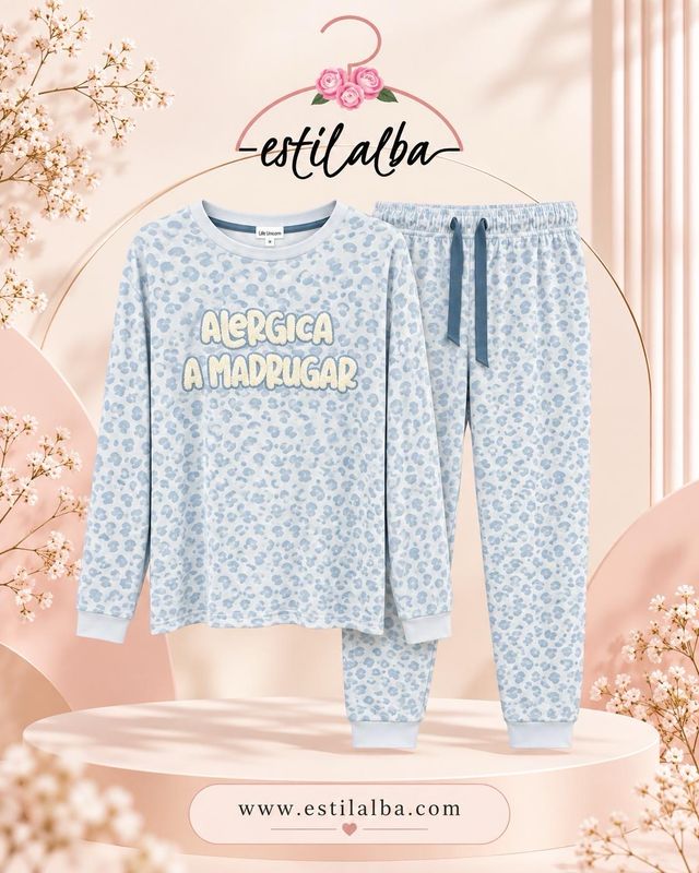 Pijama madrugar azul