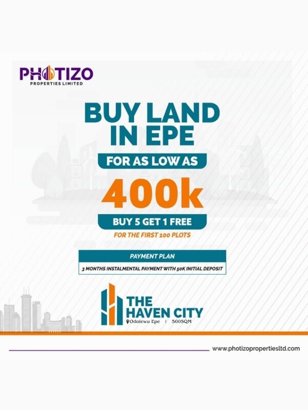 Haven City Estate land Epe