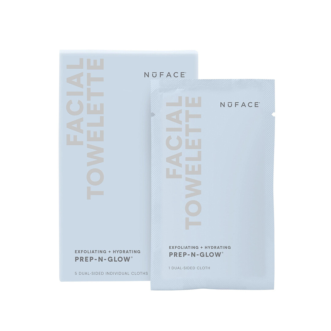 NuFACE Prep-N-Glow Cloths, Prep-N-Glow Cloths: Box 5