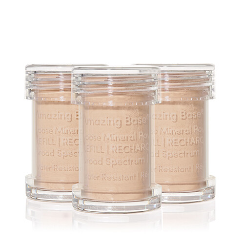 Amazing Base Loose Mineral Powder Refillable Brush 3-Pack Refills