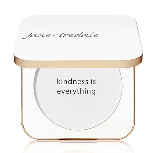 White Refillable Compact