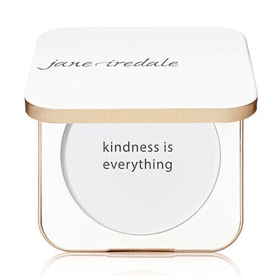 White Refillable Compact