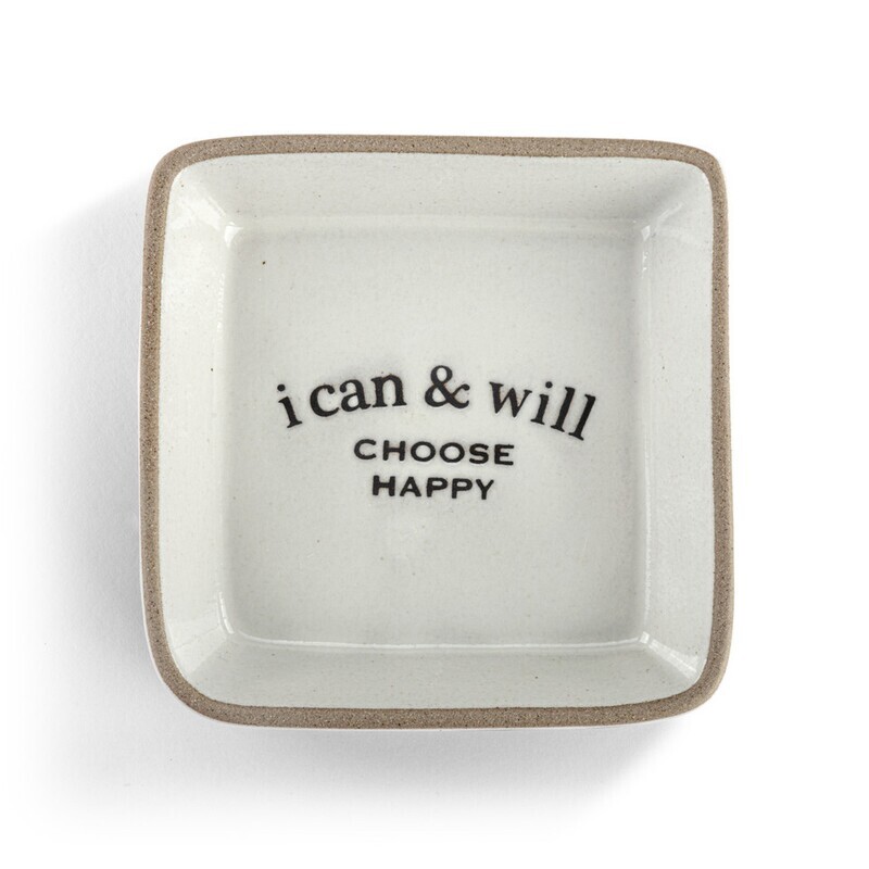 i can &amp; will - Trinket Dish (Choose Happy)