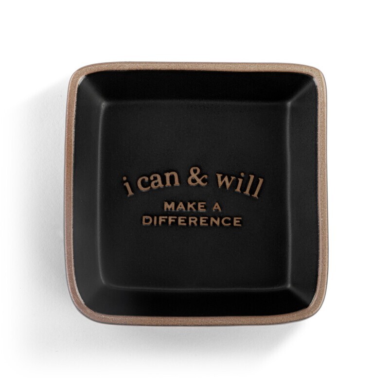 i can &amp; will - Trinket Dish (Make A Difference)