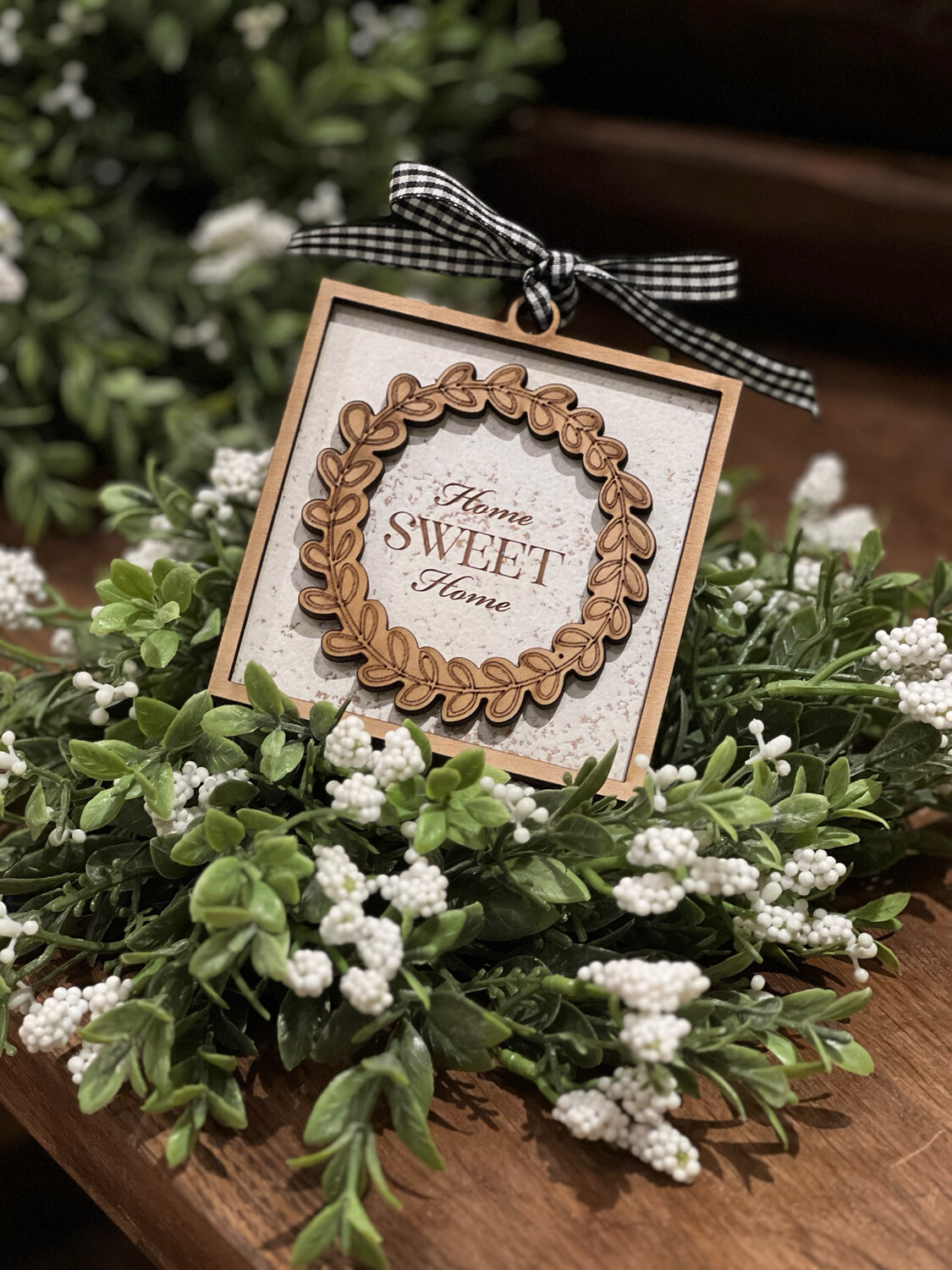 Home Sweet Wreath Orn