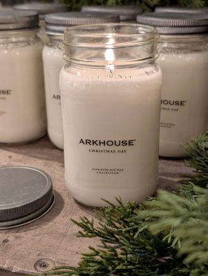 New! ARKHOUSE® 100% Soy Wax Christmas Candle