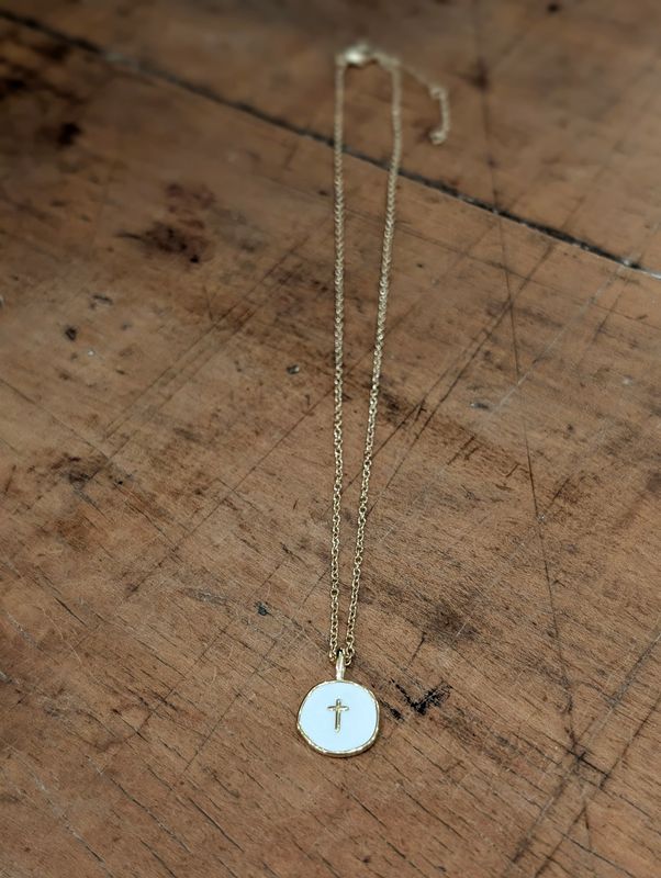 Tiny Cross Necklace
