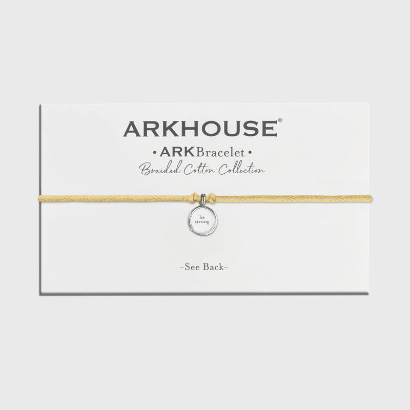 Ark Bracelet - Braided Cotton - Honeycomb - Be Strong
