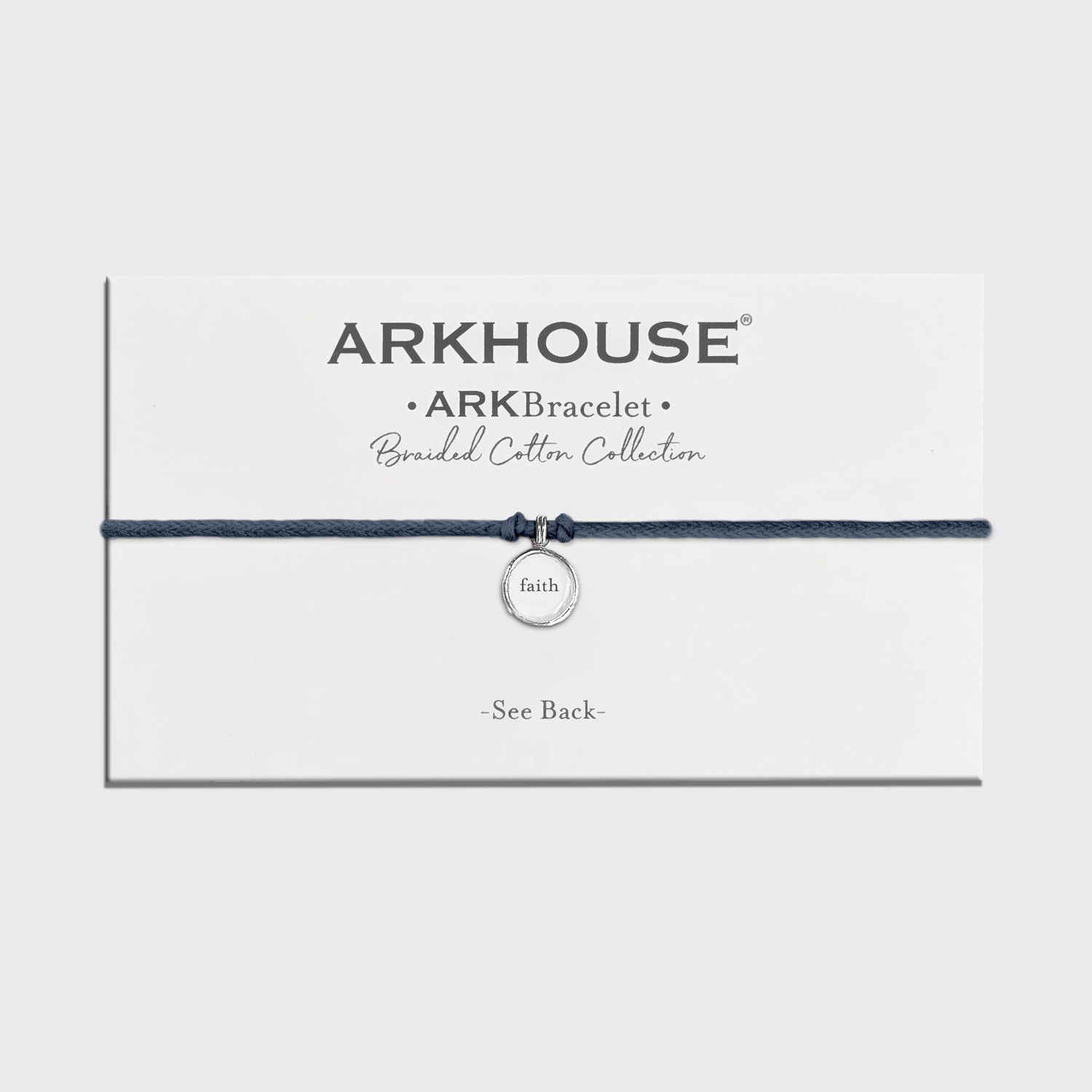 Ark Bracelet - Braided Cotton - Perfect Navy - Faith