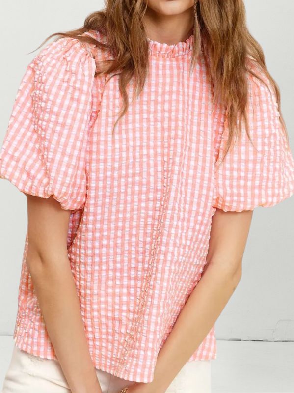 Pink Gingham Check