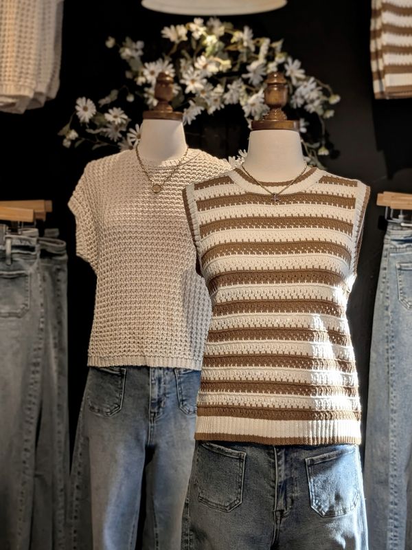 Chunky Knit Tank Top