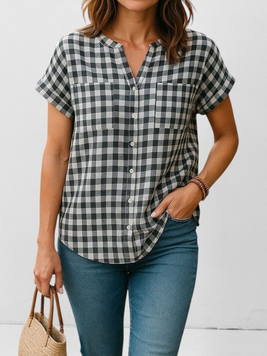 Gingham Top