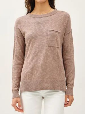 Round Neck Sweater Mocha