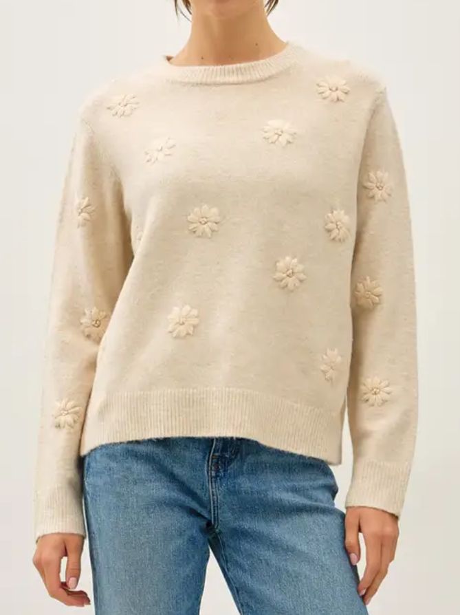 Floral Oversized Sweater