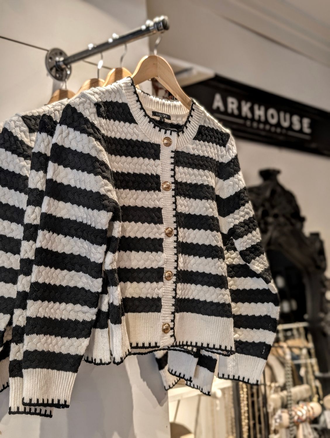 Striped Cardigan
