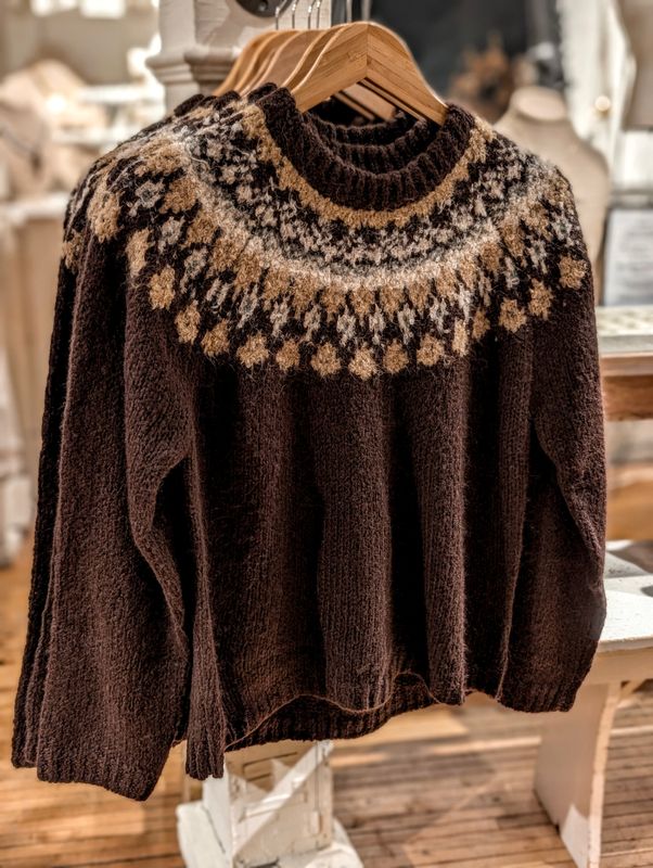 Fair Isle Crewneck Sweater