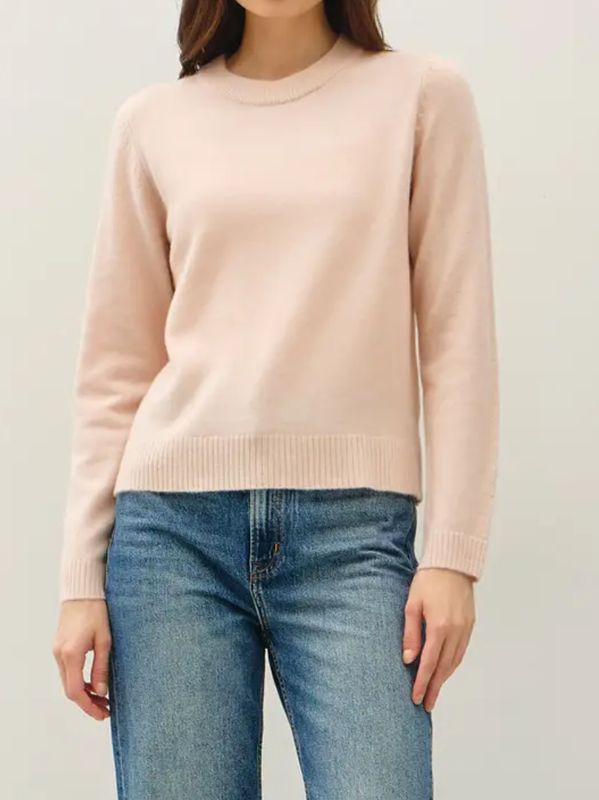 Wool Blend Blush Sweater