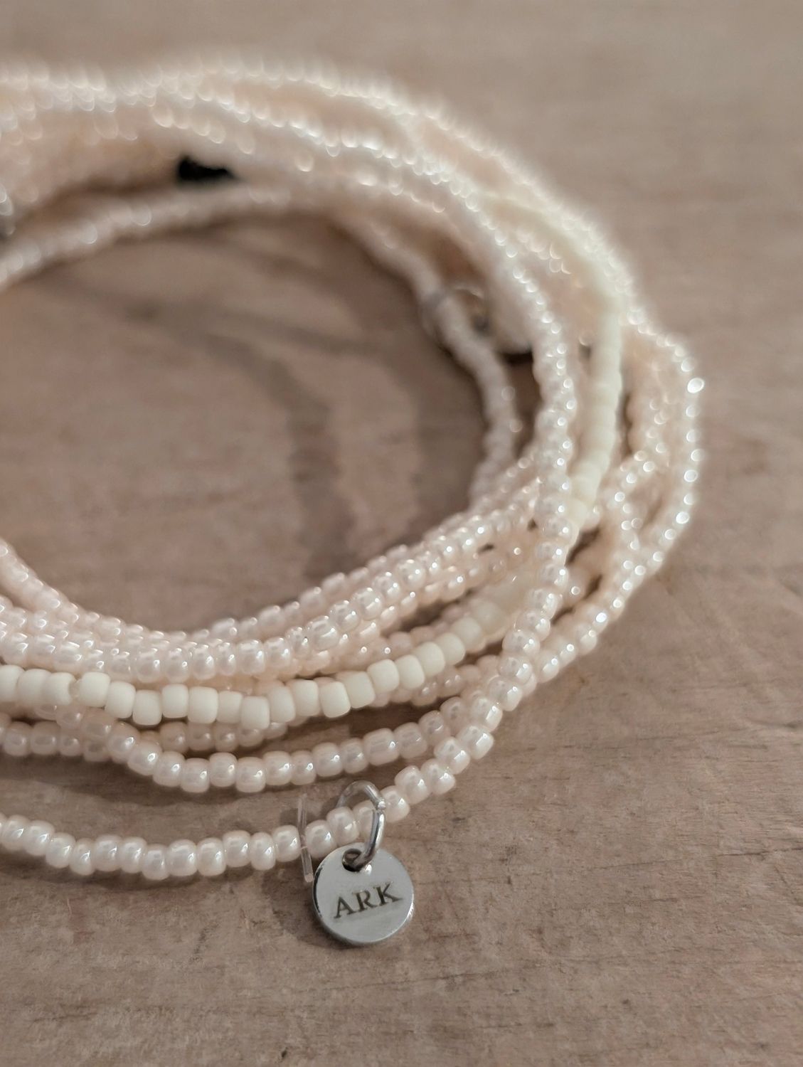 ARK Bracelet - Stretch &amp; Stack- Vanilla