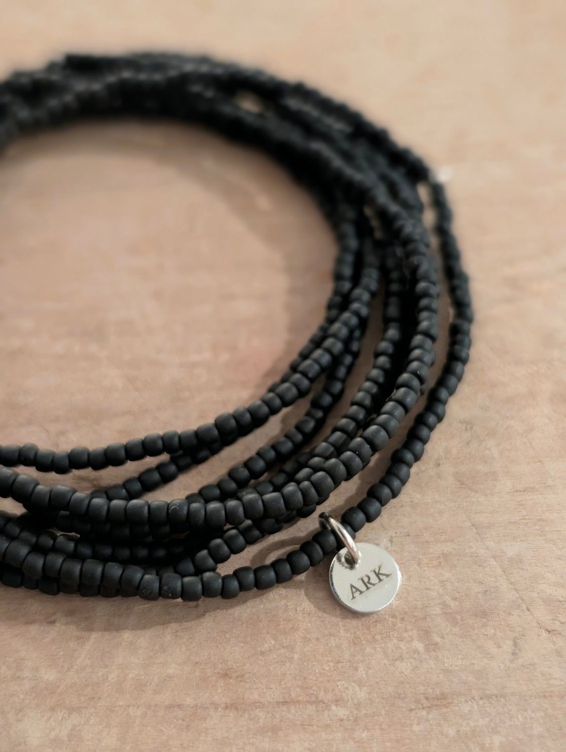 ARK Bracelet - Stretch &amp; Stack - Jet Black
