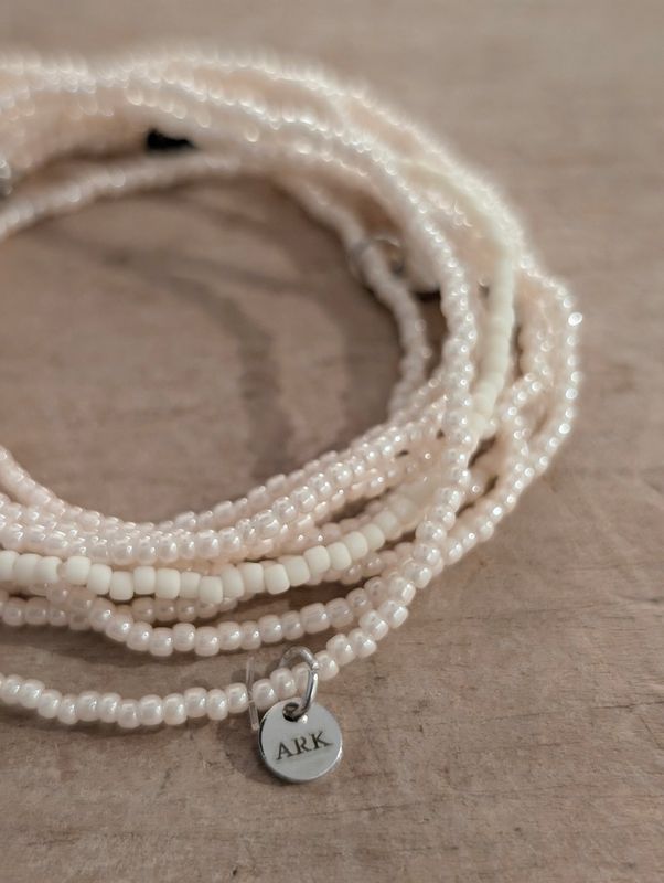 ARK Bracelet - Stretch &amp; Stack- Pearly