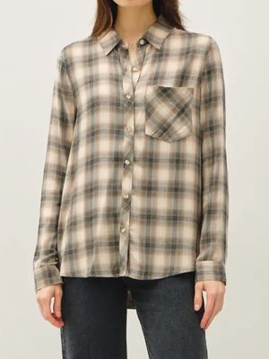 Oversized Brown Flannel 