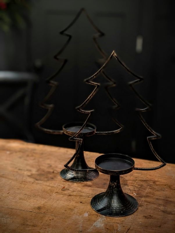 Metal Tree Candle Holder