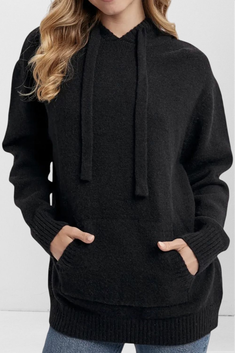 Front Pocket Hooded Sweater