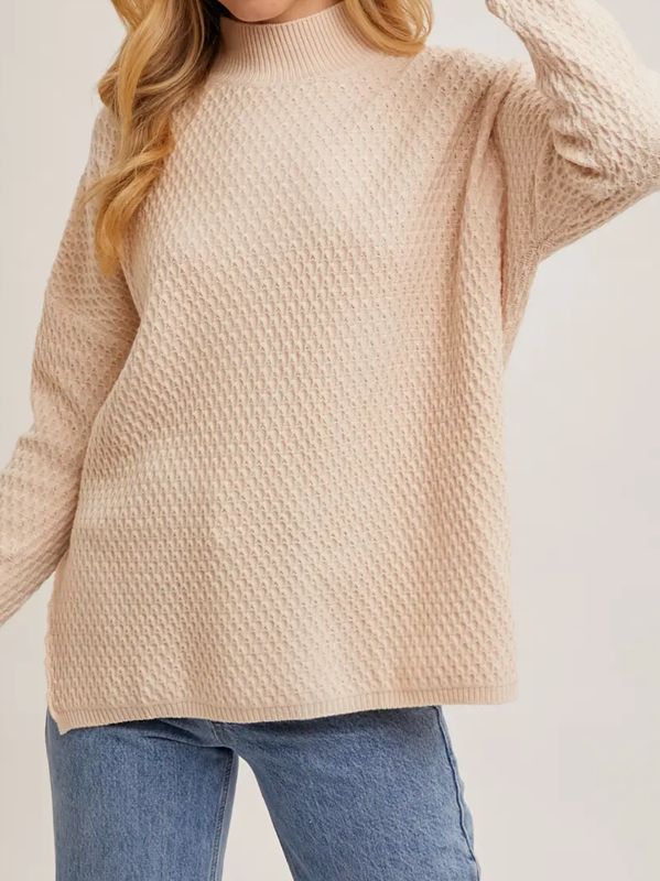 Waffle Knit Sweater