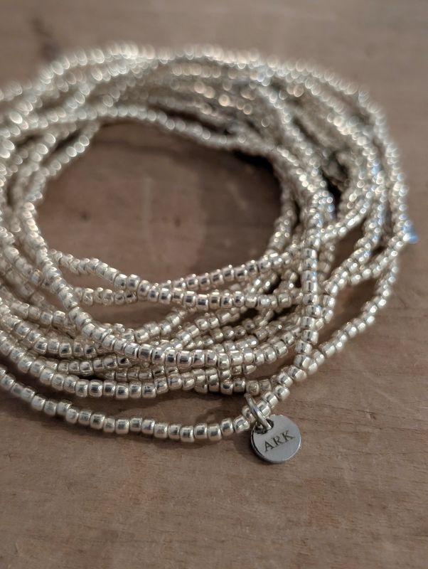 ARK Bracelet - Stretch &amp; Stack- Simply Silver