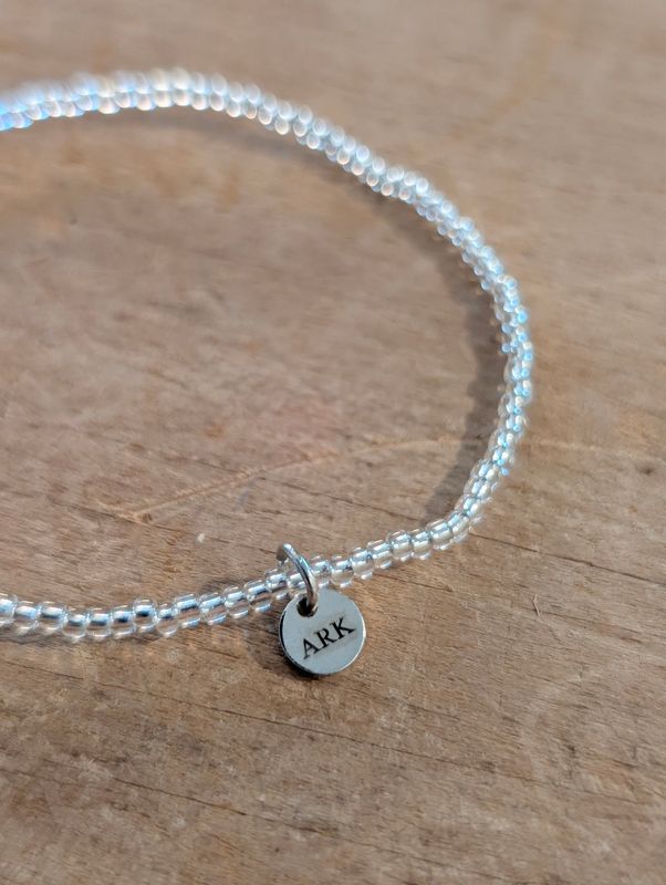 ARK Bracelet - Stretch &amp; Stack- Clearly Silver