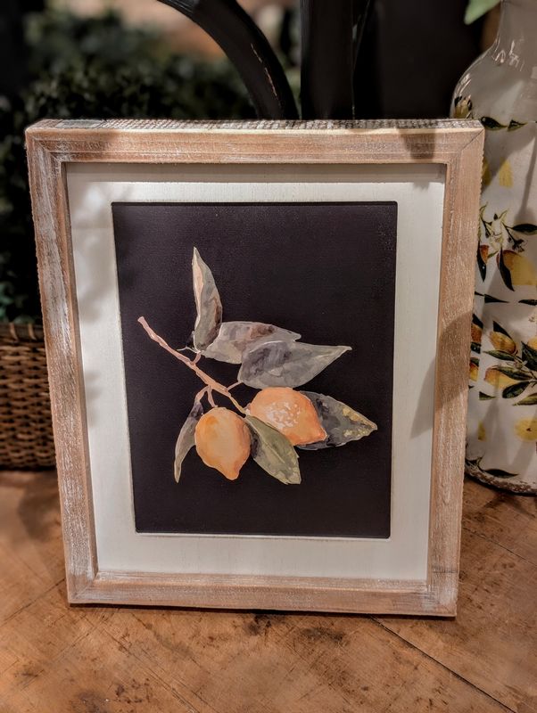 Lemon Wall Art Reversible