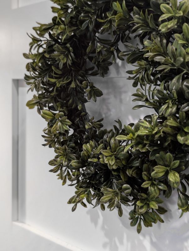 6.6 Boxwood Candle Ring
