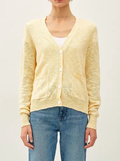 Cotton Button Up Cardigan