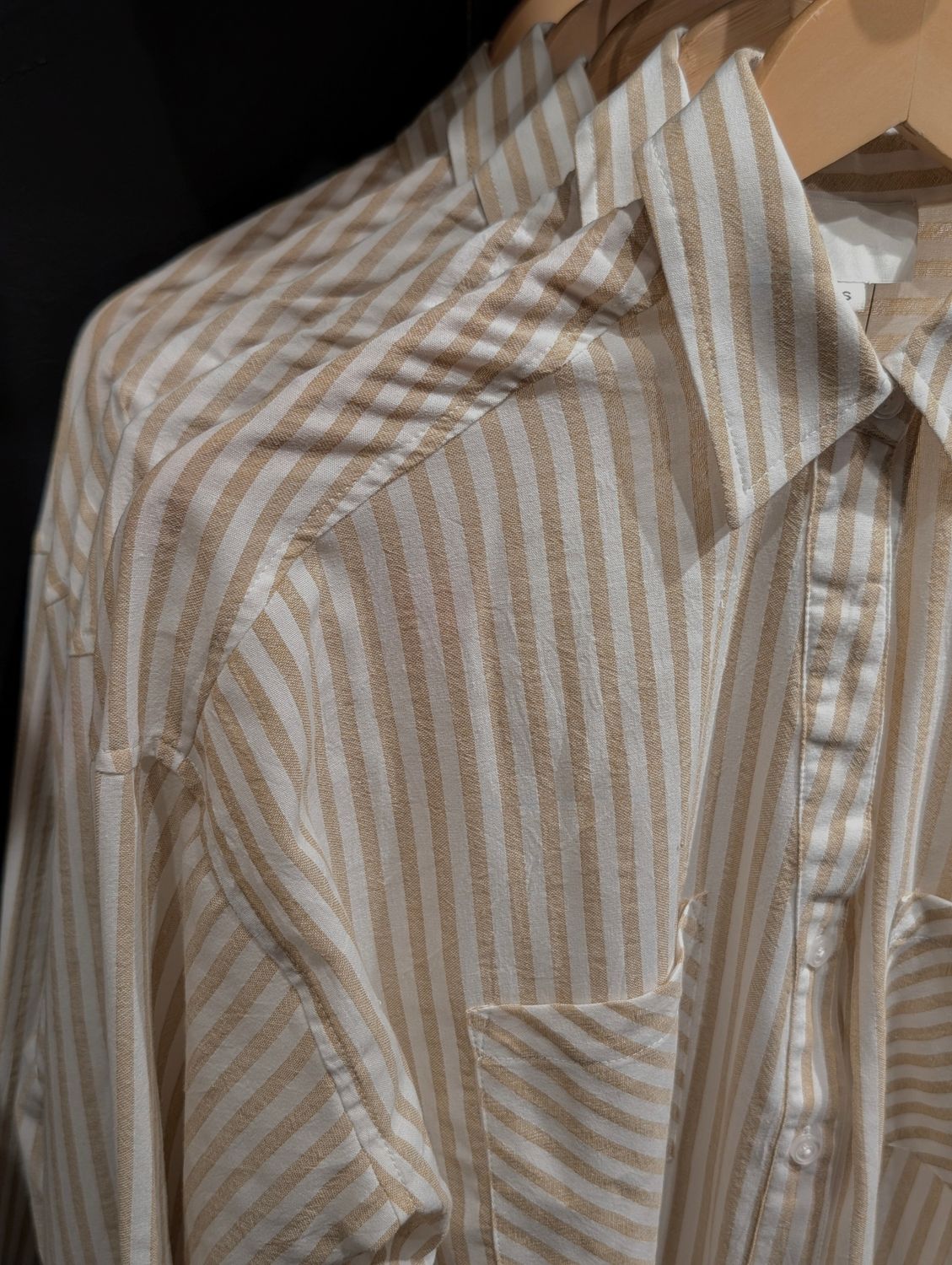 Striped Mustard Shirt